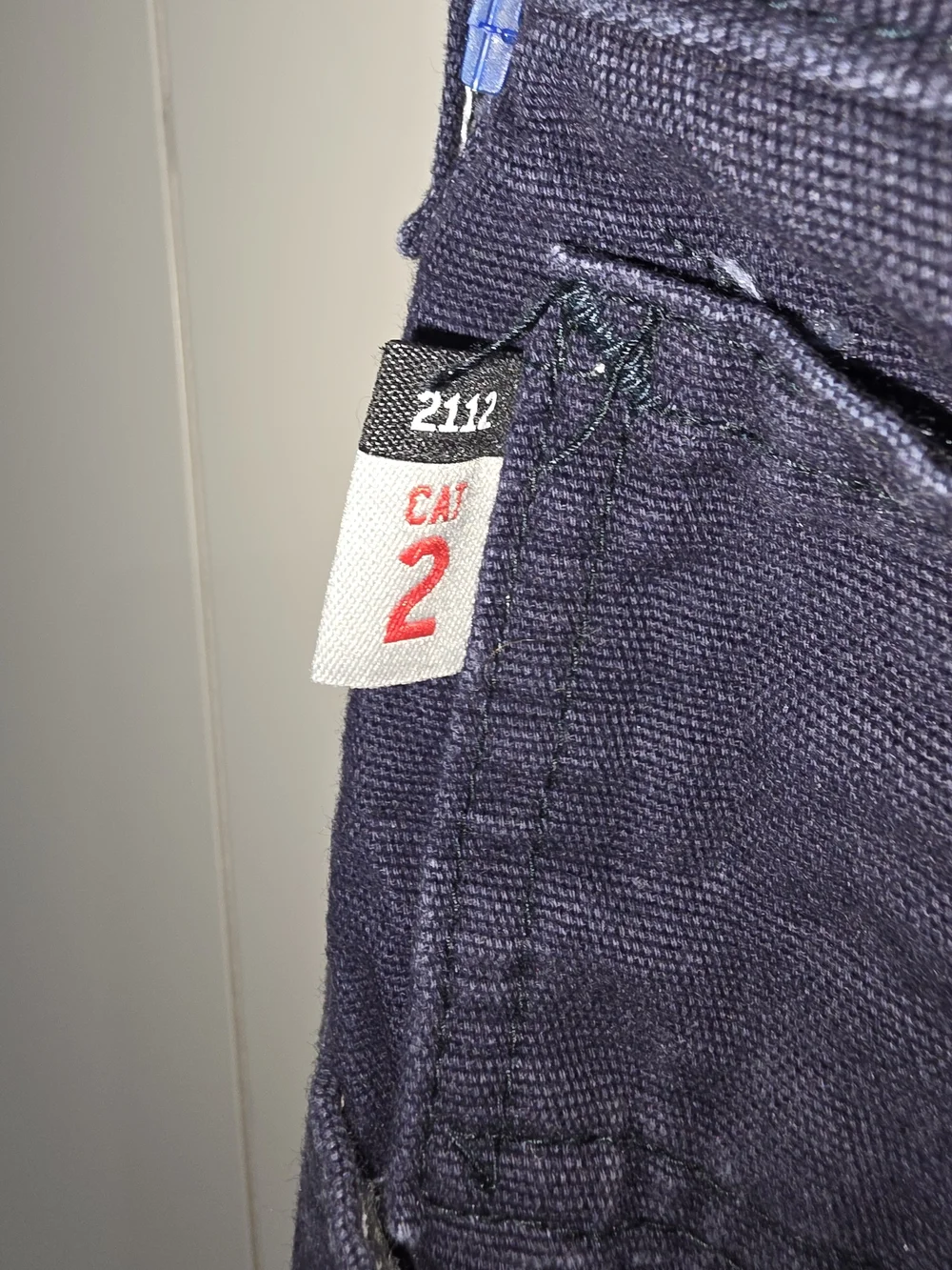 Mens Carhartt Cat 2 Flame Resistant. Navy Durable Size 38/34 Cargo